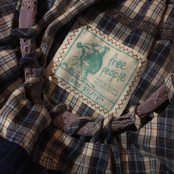 Free People Patchwork & Embroidered Top Sleeveless - Picture 4 of 7